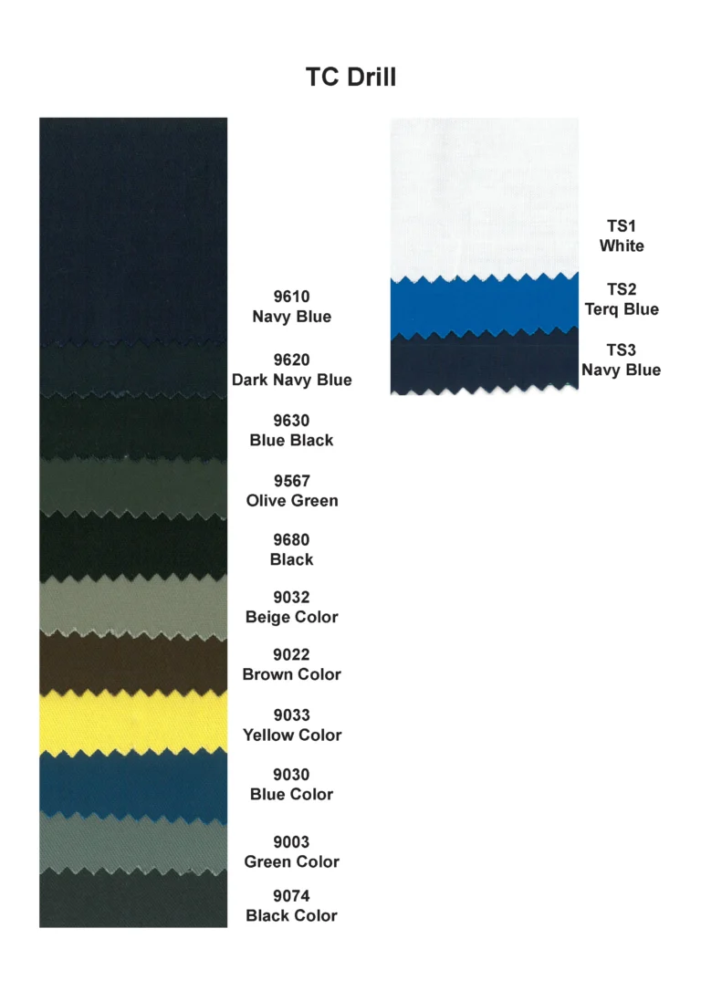 TC drill for custom made uniforms in Malaysia