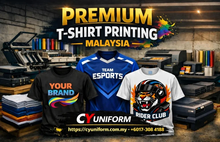 premium T-shirt printing in Malaysia